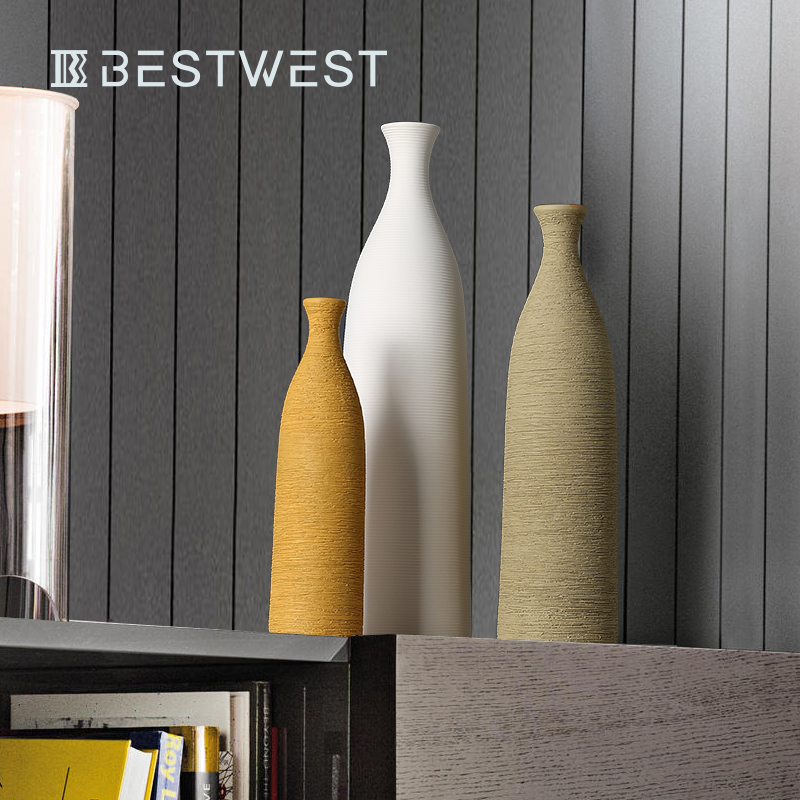 Creative new Chinese style ceramic vase furnishing articles living room table dry flower vases, soft light decorations decoration key-2 luxury restoring ancient ways