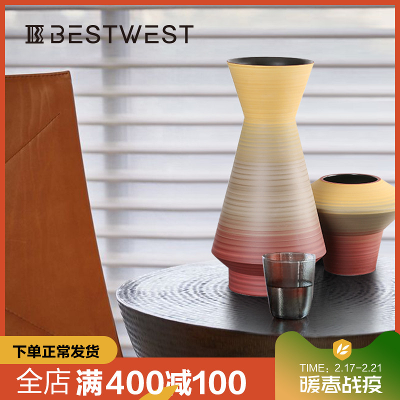 BEST WEST light key-2 luxury furnishing articles designer ceramic vase vase originality example room sitting room soft adornment