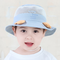 Childrens hat Summer thin boy girl girl sunscreen sun hat baby fisherman hat mesh breathable basin cap out of the box