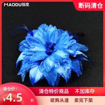 Cat Degree Children Latin Dance Headwear floral headdress Accessories Feather Modeling Performance Accessories Childrens Performance Accessories floral headdress