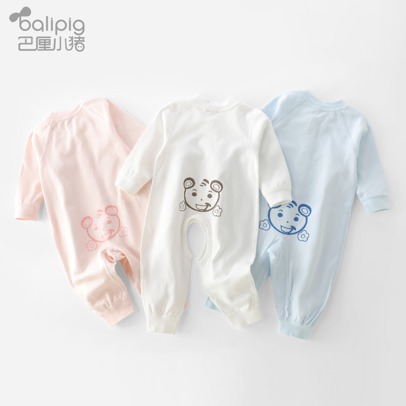 Baby Even body clothes for the bottom spring and autumn newborns Sleeping Clothes All Season Style Air Conditioning Suit Baby Spring Dress Khaclothes Climbing Clothes