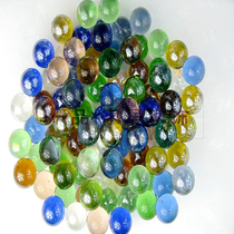 Colorful stone glass ball yo-yo pinball fish tank vase marbles clear Stone glass stone