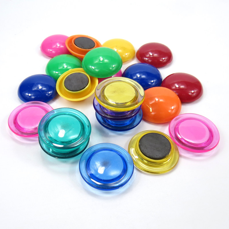 永益磁粒磁贴迷你彩色磁钉吸铁石白板磁珠教学办公展示用品