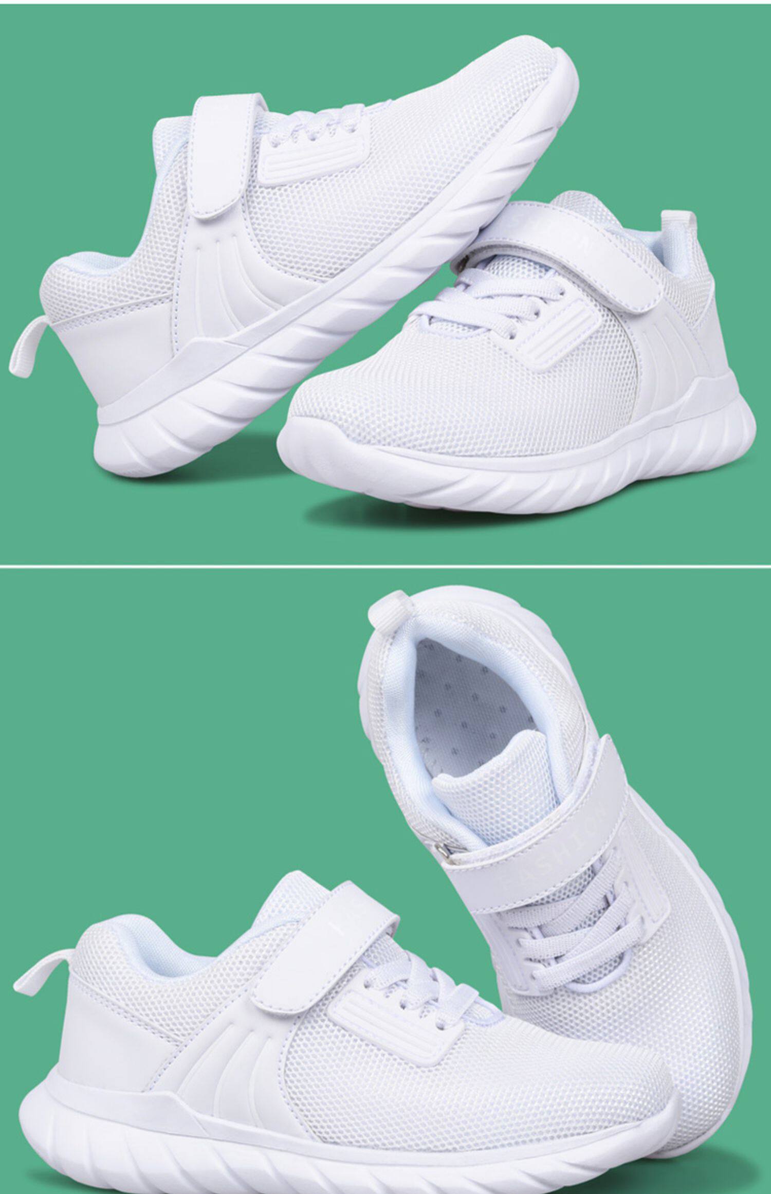 夏天童鞋女童网鞋透气韩版潮小学生旅游鞋女孩休闲波鞋儿童运动鞋