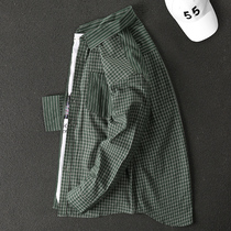 AA handsome Air Force Green 2020 Spring autumn season New products Han version Tide Striped Lining Mens Long Sleeve Sunscreen Personality Thin