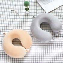 U-shaped pillow Travel neck pillow Cervical spine plane u-shaped pillow Neck nap student U-pillow Memory cotton pillow Portable summer