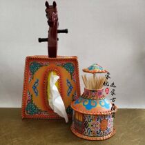 Horse-headed piano modeling paper box toothpick barrel Mongolian decoration hotel horse-headed piano tissue box batch hair