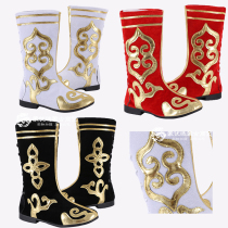 Ethnic minority Mongolian boots Childrens adult performance Tibetan boots Xinjiang dance shoes performance dance boots men and women