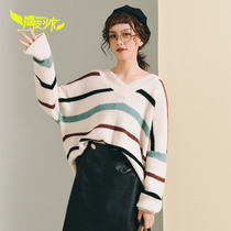 Hippie girl sweater women loose wear 2020 Spring and Autumn New lazy wear Korean student ins sweater