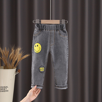 Boys jeans 2020 Autumn new boys spring and autumn trend childrens trousers foreign baby jeans childrens clothing