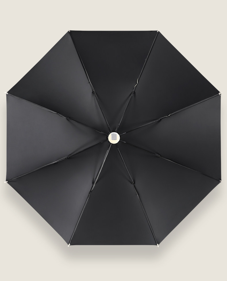 雨伞长柄自动大号遮阳伞女防紫外线晴雨两用黑胶直柄伞抗台风