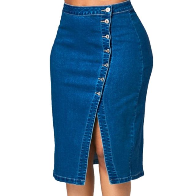 LadiesDenimSkirtsWomenDressesBigSizeJeansshortSkirt