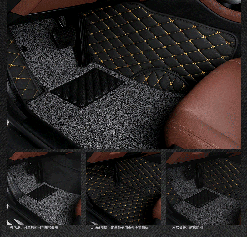 Коврики для автомобиля Yafeier 320li525li C200l A4q5q3a6l Коврики для автомобиля Yafeier 320li525li C200l A4q5q3a6l