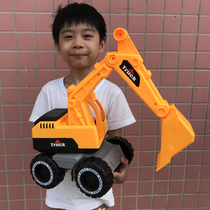 Excavator Combination Suit Oversized Emulation Engineering Car Toy Children Dig Sand Tools Baby Girl Beach Car