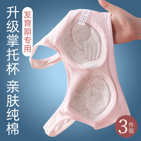 Girls' underwear development period strapless underwear junior and senior high school students children's pure cotton underwear puberty small vest bra
Girls' underwear development period strapless underwear junior and senior high school students children's pure cotton underwear puberty small vest bra