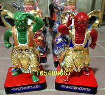 16 inch wood carving clairvoyant eyes Shunfeng ear camphor wood deity custom-made wood carving Buddha statue 40cm