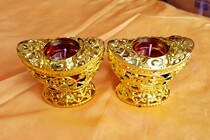 Buddha products ingot Candle Candle Candle Candle Candle butter lamp wind red high-grade beautiful