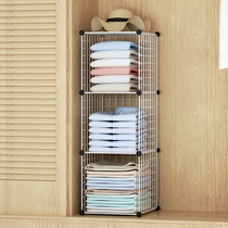 Wardrobe finishing artifact layered shelf drawer storage divider box split partition clapboard underwear socks storage grid