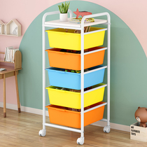Childrens toy storage rack baby induction rack floor multilayer finishing box classified storage cabinet storage shelf