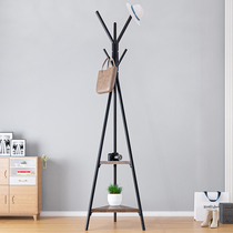 Simple Hanger Ground Floor Bedroom Clothing Cap Rack Small Clothes Rack Hanging Bag Rack Home Iron Art Hanging Hanger Sub Shelf