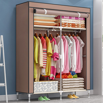 Simple wardrobe cloth wardrobe dormitory rental room with assembly containing small cabinet bedroom home closet modern brief