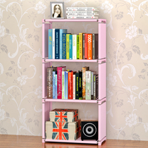 Yast simple bookshelf floor reinforcement bookcase childrens table Shelf shelf free combination bookshelf students
