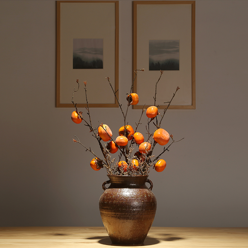 Modern classical simulation flower decoration ideas of jingdezhen ceramic vases, flower arranging dried flower flower implement living room table furnishing articles
