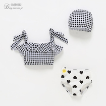 One or two year old female baby swimsuit 2021 New 3 baby swimsuit cute 4 little princess children bikini swimsuit