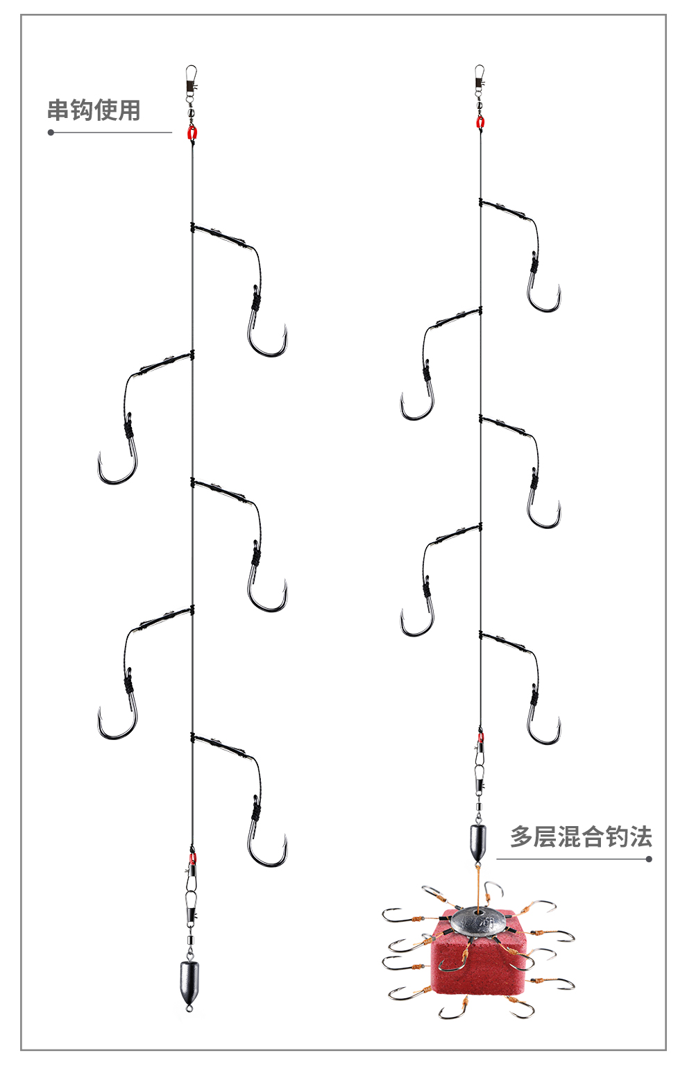 子弹铅坠海竿抛竿爆炸钩串钩铅坠远投铅坠两头带环铅坠