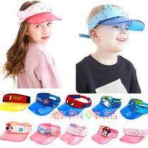 South Korea winghouse counter children UV protection sun hat empty top hat boys and boys beach hat