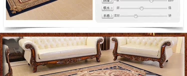 ковер 博登蓝色欧式地毯长方形卧室carpet圆圈图案地毯茶几客厅地毯门垫 Broton carpets 1807/6093