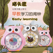 Childrens students learn to recognize the alarm clock home bedside luminous super loud male and female cute bedroom Nordic clock