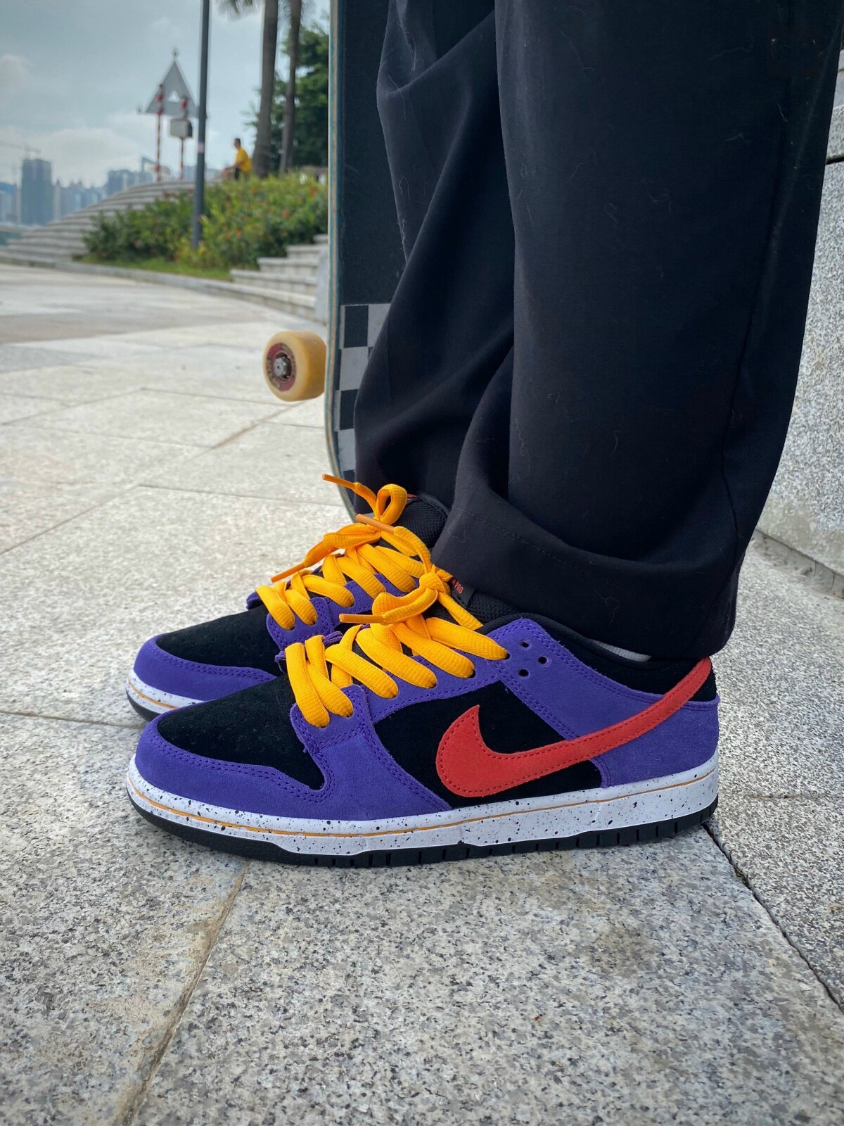 蝎子莱莱上线dunk黑紫配色发布