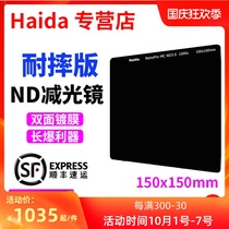 Haida sea total solar eclipse 150x150mm square insert reducer ND medium gray density mirror insert filter fall resistant ND mirror 3 0 medium gray mirror ND1000