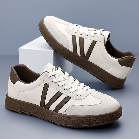 2025 summer shoes men's moral training shoes versatile and popular white shoes summer new men's shoes 2025 summer shoes men's moral training shoes versatile and popular white shoes summer new men's shoes