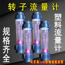 LZS-15 25 32 50 65 Plastic pipe rotameter Liquid water float flowmeter meter