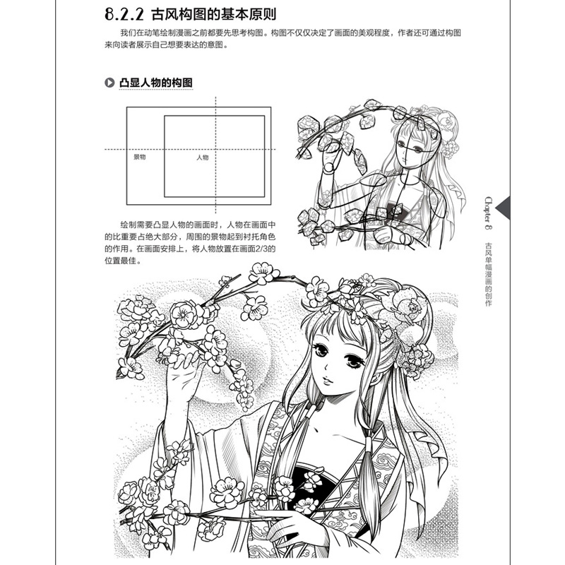 包邮 古风漫画从新手到高手 零基础自学古装人