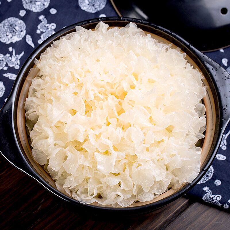 即食新鲜银耳白木耳6朵顺丰