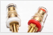 All-copper crystal plated sand gold horn terminal 18 yuan a pair