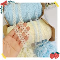 914 whole barrel blue yellow Daily single No stretch lace lace DIY clothing handmade accessories