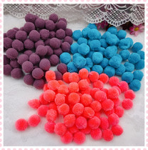 071 Whole pack of 3 colors optional hair ball diy leather band hairclip accessories accessories about 1 8-2CM