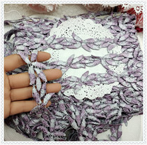 946 whole plate special single purple two-color water-soluble lace diy hair accessories accessories wide about 3 5-4CM