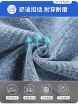 Denim shorts mens summer trend design sense niche casual pants American tide brand ins loose 5 five-point pants