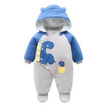 Baby thickened warm winter cotton clothes baby cotton cotton cotton clothes newborn men and women baby winter clothes out cotton jacket