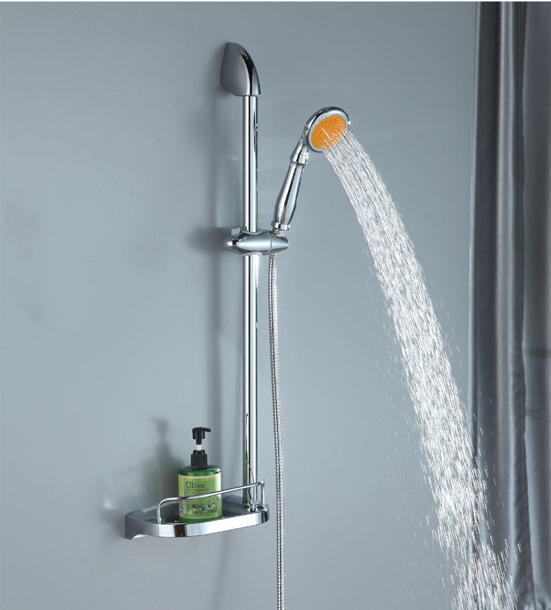 新柳城 淋浴花洒升降杆子不锈钢沐浴伸缩架可调节喷头花洒支架