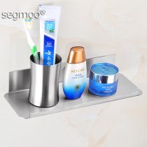 segmoo bathroom rack-free toilet storage rack 304 stainless steel non-trace kitchen bracket Wall Wall