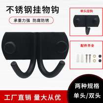 Stainless steel adhesive hook single hook kitchen bathroom toilet dedicated single-double adhesive hook hardware accessories coat hook
