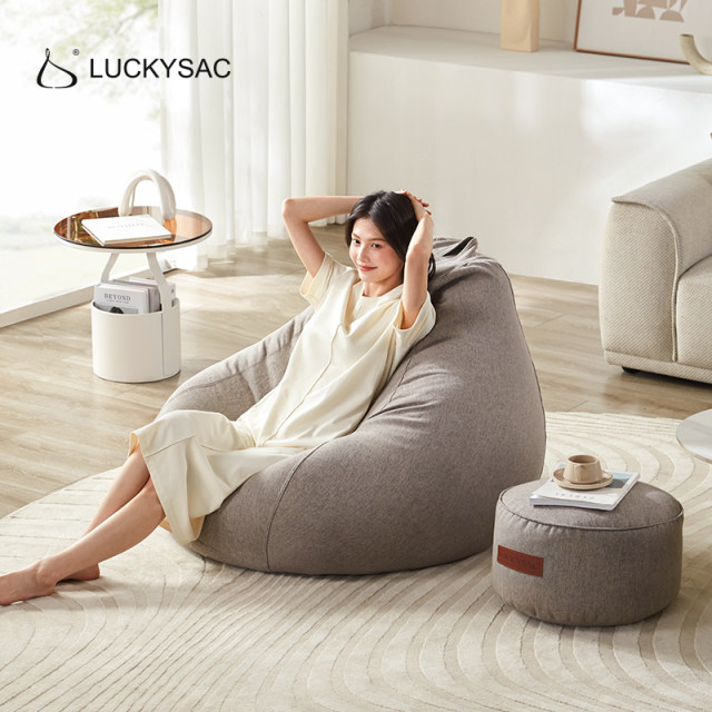 luckysac sofa lazy ສາມາດນອນແລະນອນ bean bag tatami ອາພາດເມັນຂະຫນາດນ້ອຍສ້າງສັນ balcony leisure lazy chair