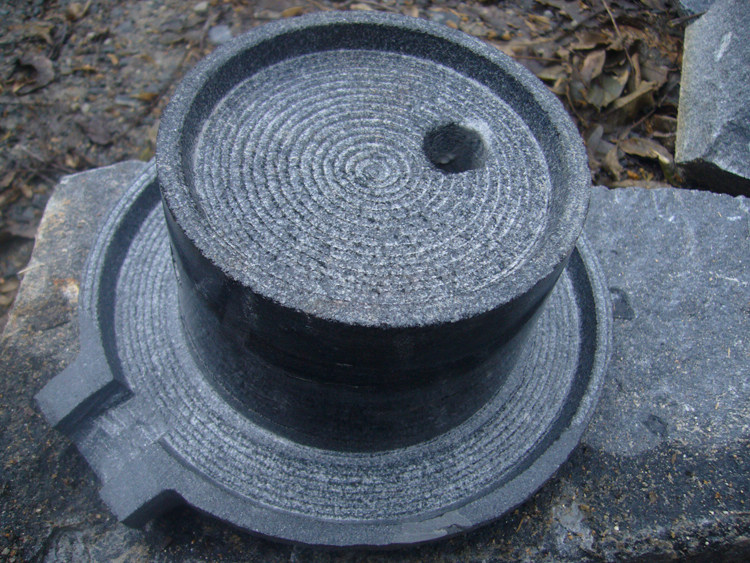 石磨家用磨饭店复古厨房课堂手工家用青石石磨豆浆迷你家居