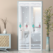 Magic sticker anti-mosquito door curtain magnet for suction domestic yarn door partition self-suction summer anti-fly mosquito bill window screen free of punch